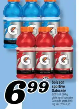 Marché Richelieu BOISSON SPORTIVE GATORADE | GATORADE SPORT DRINK offer