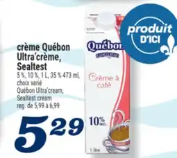 Marché Richelieu Crème Québon Ultra'crème, Sealtest | Québon Ultra'cream, Sealtest cream offer