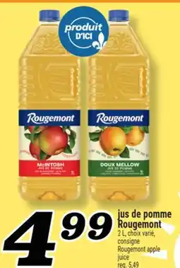 Marché Richelieu Jus de pomme Rougemont | Rougemont apple juice offer