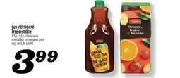 Marché Richelieu Jus réfrigéré Irrésistible | Irrésistible refrigerated juice offer