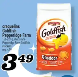 Marché Richelieu CRAQUELINS GOLDFISH PEPPERIDGE FARM | PEPPERIDGE FARM GOLDFISH CRACKERS offer