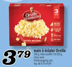 Marché Richelieu Maïs à éclater Orville | Orville popping corn offer