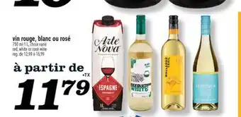 Marché Richelieu vin rouge, blanc ou rosé | red, white or rosé wine offer