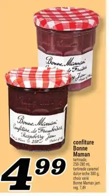 Marché Richelieu CONFITURE BONNE MAMAN | BONNE MAMAN JAM offer