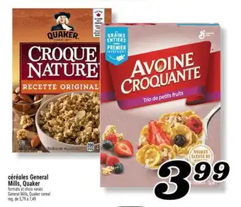 Marché Richelieu CÉRÉALES GENERAL MILLS, QUAKER | GENERAL MILLS, QUAKER CEREAL offer