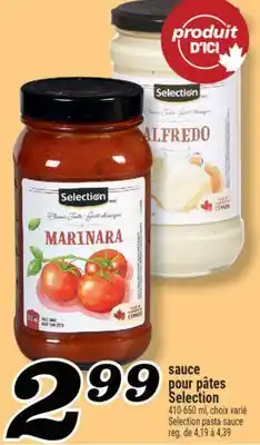 Marché Richelieu SAUCE POUR PÂTES SELECTION | SELECTION PASTA SAUCE offer