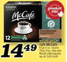 Marché Richelieu CAPSULES DE CAFÉ MCCAFÉ | MCCAFÉ COFFEE CAPSULES offer