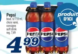 Marché Richelieu PEPSI | PEPSI SOFT DRINK offer