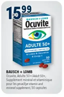 Familiprix BAUSCH + LOMB Eye vitamin and mineral supplement, 50 capsules offer