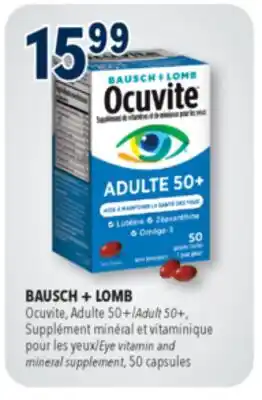 Familiprix BAUSCH + LOMB Eye vitamin and mineral supplement, 50 capsules offer