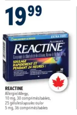 Familiprix Reactine extra strength allergy tablets 30un offer
