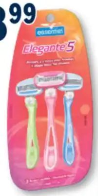 Familiprix Essentiel Elegante5 women 5 blades disposable razors offer