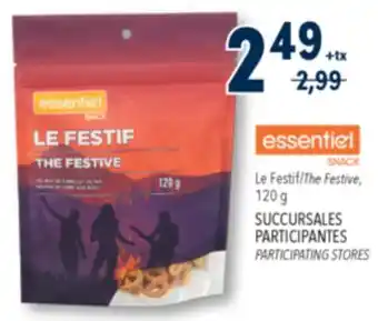 Familiprix essentiel snack The Festive offer
