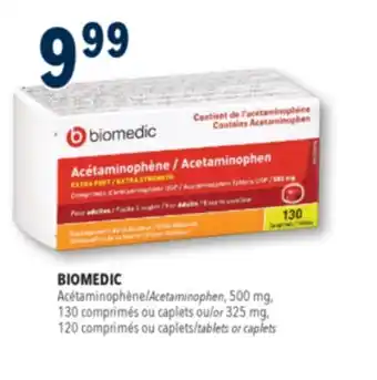 Familiprix BIOMEDIC Acetaminophen, 130 caplets offer