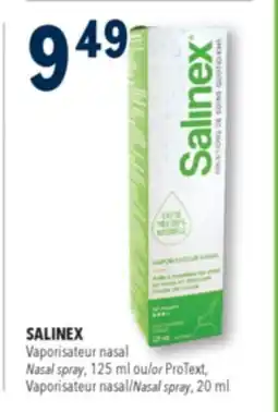 Familiprix SALINEX Nasal spray, 125 ml or Nasal spray, 20 ml offer