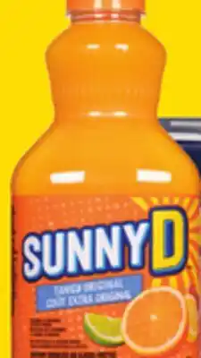 Giant Tiger boisson Sunny D offer