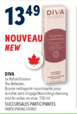 Familiprix Diva nourishing cleansing mist for vulvas no-rinse offer