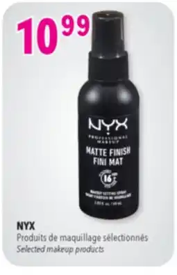Familiprix NYX Selected makeup products offer