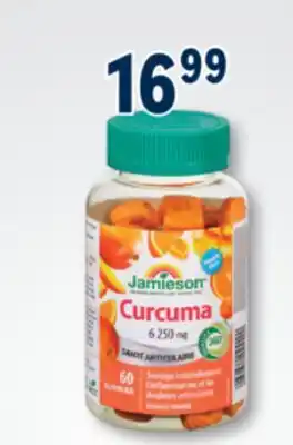 Familiprix Jamieson Turmeric mango orange gummies 60un offer