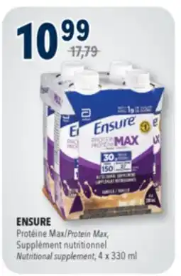 Familiprix ENSURE Protein Max, Nutritional supplement offer