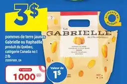Maxi POMMES DE TERRE JAUNES GABRIELLE OU RAPHAËLLE offer