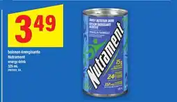 Maxi BOISSON ÉNERGISANTE NUTRAMENT | ENERGY DRINK, 325 mL offer