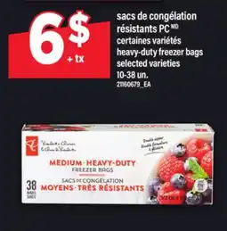 Maxi SACS DE CONGÉLATION RÉSISTANTS PC | HEAVY-DUTY FREEZER BAGS, 10-38 UN offer