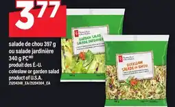 Maxi SALADE DE CHOU 397 G OU SALADE JARDINIÈRE 340 G PC | COLESLAW OR GARDEN SALAD offer