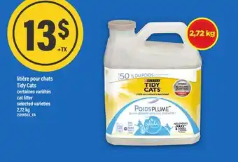 Maxi LITIÈRE POUR CHATS TIDY CATS PURINA | CAT LITTER offer