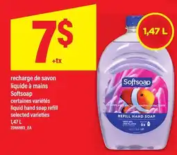 Maxi RECHARGE DE SAVON LIQUIDE À MAINS LIQUIDE À MAINS SOFTSOAP | LIQUID HAND SOAP REFILL, 1,47 L offer