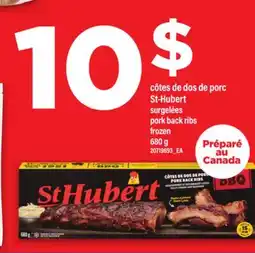 Maxi CÔTES DE DOS DE PORC ST-HUBERT | PORK BACK RIBS, 680 G offer