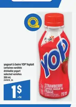 Maxi YOGOURT À BOIRE YOP YOPLAIT | DRINKABLE YOGURT, 200 mL offer