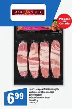 Maxi SAUCISSES GÉANTES MARCANGELO | JUMBO SAUSAGE, 500/675 g offer