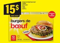 Maxi BURGERS DE BŒUF SANS NOM | BEEF BURGERS offer