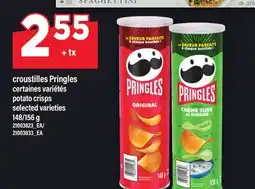 Maxi CROUSTILLES PRINGLES | POTATO CRISPS, 148/156 G offer