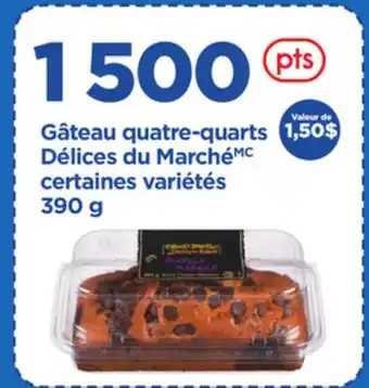 Maxi GÂTEAU QUATRE-QUARTS DÉLICES DU MARCHÉ offer