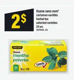 Maxi TISANE SANS NOM | HERBAL TEA, 24 un offer