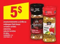 Maxi ASSAISONNEMENTS LA GRILLE OU MÉLANGES CLUB HOUSE | SEASONING offer