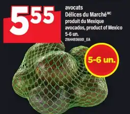 Maxi AVOCATS DÉLICES DU MARCHÉ | AVOCADOS, 5-6 un offer