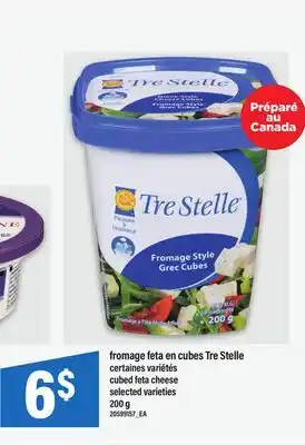 Maxi FROMAGE FETA EN CUBES TRE STELLE | CUBED FETA CHEESE, 200 g offer