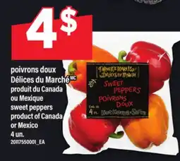 Maxi POIVRONS DOUX DÉLICES DU MARCHÉ | SWEET PEPPERS SWEET PEPPERS offer