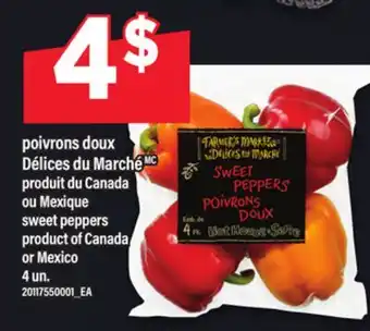 Maxi POIVRONS DOUX DÉLICES DU MARCHÉ | SWEET PEPPERS SWEET PEPPERS offer
