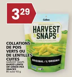 Rachelle-Bery Grocery HARVEST SNAPS BAKED LENTIL OR GREEN PEA SNACKS offer