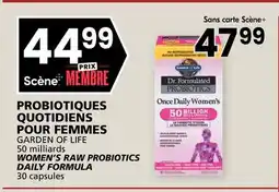 Rachelle-Bery Grocery GARDEN OF LIFE 50 milliards WOMEN'S RAW PROBIOTICS DAILY FORMULA 30 capsules offer