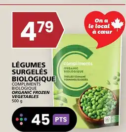 Rachelle-Bery Grocery COMPLIMENTS BIOLOGIQUE ORGANIC FROZEN VEGETABLES offer