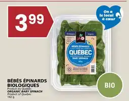 Rachelle-Bery Grocery ORGANIC BABY SPINACH offer
