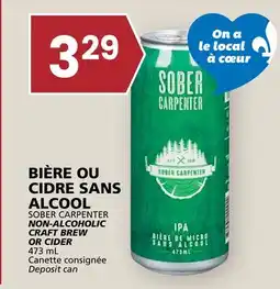 Rachelle-Bery Grocery SOBER CARPENTER NON-ALCOHOLIC CRAFT BREW OR CIDER offer
