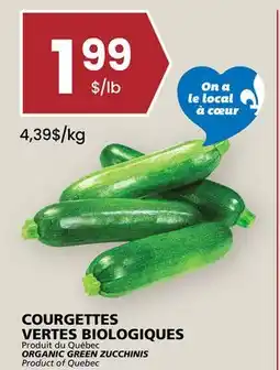 Rachelle-Bery Grocery ORGANIC GREEN ZUCCHINIS offer