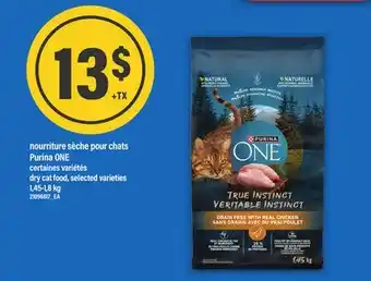 Maxi NOURRITURE SÈCHE POUR CHATS PURINA ONE | PURINA ONE DRY CAT FOOD offer