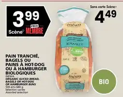 Rachelle-Bery Grocery INEWA ORGANIC SLICED BREAD, BAGELS OR HOT-DOG OR HAMBURGER BUNS offer